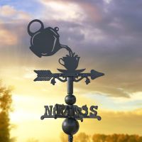 Miniature Weathervane with Kingfisher Design Miniature Weathervane with Kingfisher Design