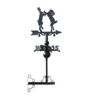 Boxing Hares Miniature Weathervane Created From Cast Iron