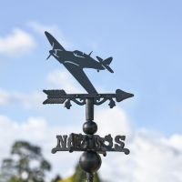 Mini Weathervane with Hurricane Aircraft