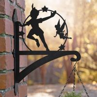 Peter Pan Hanging Basket Bracket Finished in Black