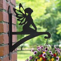 Fairy Hanging Basket Bracket in Garden Setting