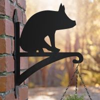 Pig Hanging Basket Bracket Outdoors 