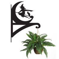 Witch Hanging Basket Bracket Holding a Plant Witch Hanging Basket Bracket Holding a Plant