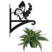 Butterfly Hanging Basket Bracket Holding a Plant Butterfly Hanging Basket Bracket Holding a Plant