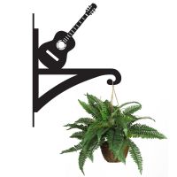 Guitar Hanging Basket Bracket Holding a Plant