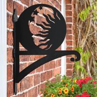 Moon & Stars Hanging Basket Bracket Moon & Stars Hanging Basket Bracket