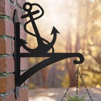 Anchor Hanging Basket Bracket in Situ on a Brick Wall