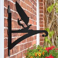 Surfer Hanging Basket Bracket on Wall  Surfer Hanging Basket Bracket on Wall