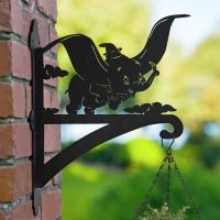 Flying Elephant Hanging Basket Bracket in Situ