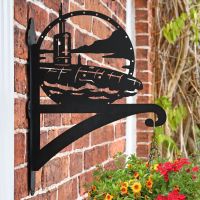 Submarine Hanging Basket Bracket on Wall 