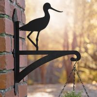 Avocet Bird Hanging Basket Bracket in Situ Avocet Bird Hanging Basket Bracket in Situ