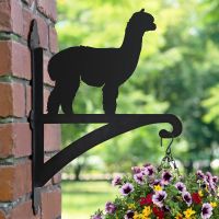 Alpaca Hanging Basket Bracket in Garden Alpaca Hanging Basket Bracket in Garden