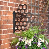 Honeycomb Bee Hanging Basket Bracket