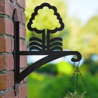 Nottingham Tree Bracket Hanging Basket Bracket in Garden Nottingham Tree Bracket Hanging Basket Bracket in Garden