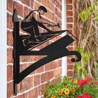 Roofer Hanging Basket Bracket Finished in Black Roofer Hanging Basket Bracket Finished in Black