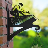 Roofer Hanging Basket Bracket in Outdoor Space Roofer Hanging Basket Bracket in Outdoor Space