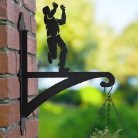 Mounted Cricket Bowler Hanging Basket Bracket  Mounted Cricket Bowler Hanging Basket Bracket