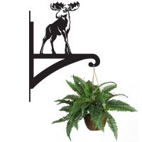 Moose Hanging Basket Bracket in Full