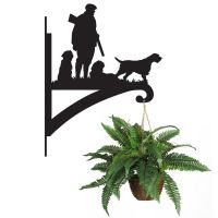 Game Season "Korthals Griffon" Iron Hanging Basket Bracket  Game Season "Korthals Griffon" Iron Hanging Basket Bracket