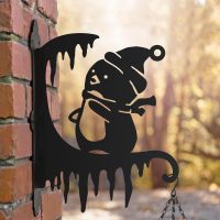 Hanging Basket Bracket with Penguin 