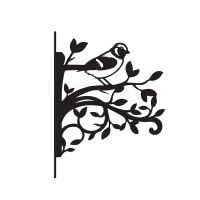  Sparrow Hanging Basket Bracket on white background 