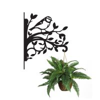 Hanging Basket Bracket with Blue Tit & Branch design Hanging Basket Bracket with Blue Tit & Branch design