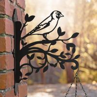 Goldfinch & Branches Iron Hanging Basket Bracket