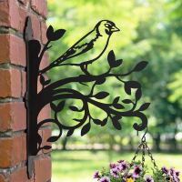 Hanging Basket Bracket with Goldfinch Design 