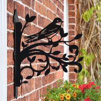 Hanging Basket Bracket with House Martin Design 