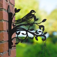 House Martin Bird Design with Hanging Basket Bracket 