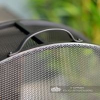 Close-up of the Carry Handle on the Top of the Fire Guard Close-up of the Carry Handle on the Top of the Fire Guard