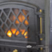 Close-up of the Mesh on the Fire Screen