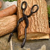 Traditional handmade blacksmith tongs