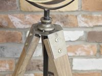 French Inspired Free Standing Clock on Tripod - Close Up of Tripod