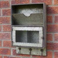 Industrial Wall Storage Unit with Hooks