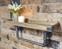 Side view of Industrial Water Pipe Shelf