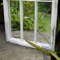 Close-Up of Base of Mirror