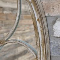 Close-Up of Metal Frame