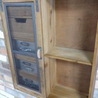 Close-Up of Open Storage Compartment