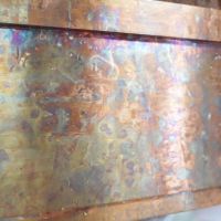 Close-Up of Antique Copper Finish Close-Up of Antique Copper Finish
