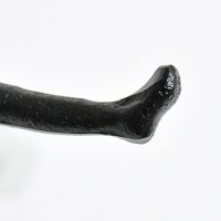 Close up of cast iron foot 
