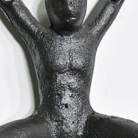 Close up of cast iron body 