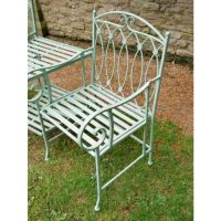 Close up of single bench