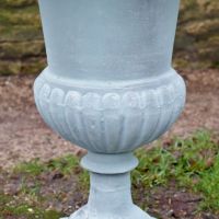 Close up of detailing on urn 