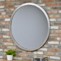 Silver Finished Circular Mirror Silver Finished Circular Mirror