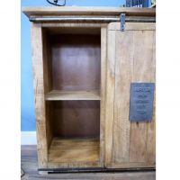 Close-Up of Open Cabinet