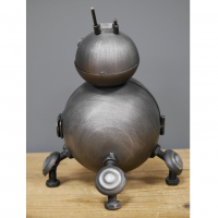 Rear view of Robot Clock 