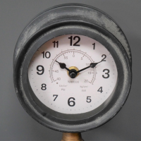 Close up of Gauge Clock Face Close up of Gauge Clock Face