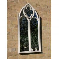 Side View of Gothic Garden Wall Mirror