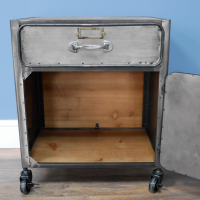 Metal Industrial Cabinet with Door Open